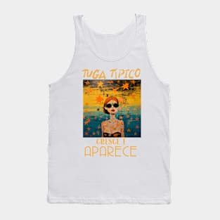 cresce e aparece, tuga típico, humor português, v1 Tank Top